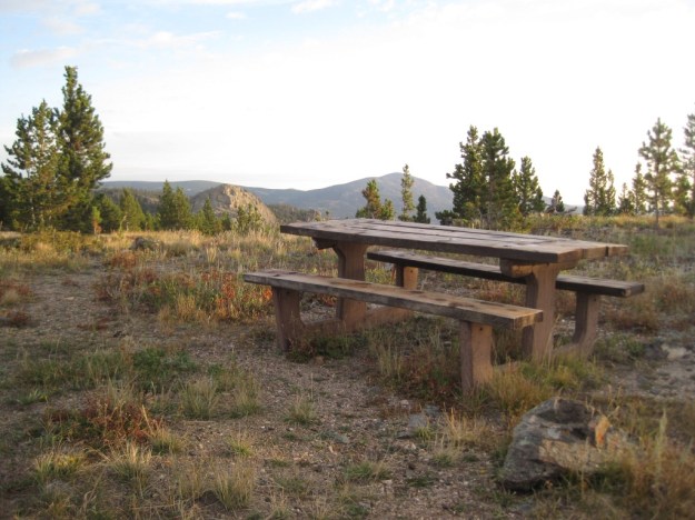 The view when we first arrived.