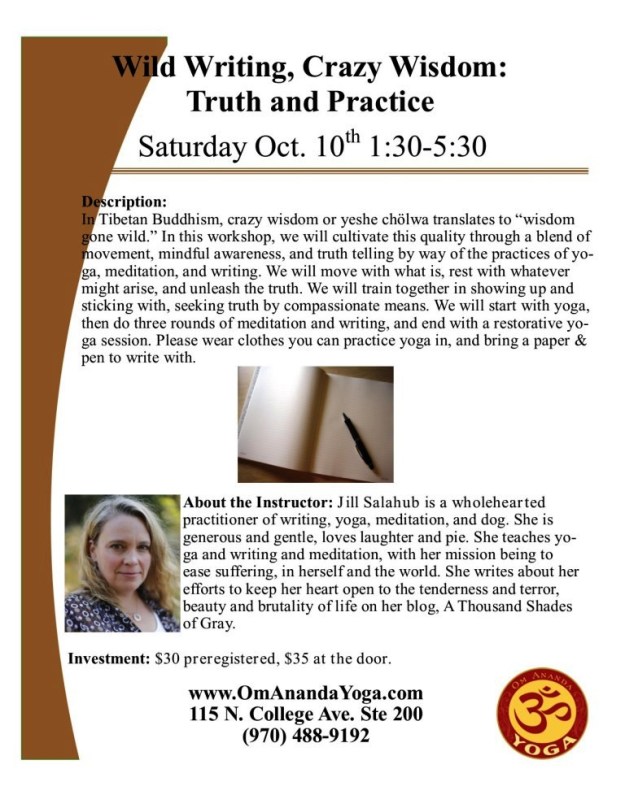 Writing Jill Salahub