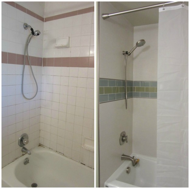 I can only post this picture that shows how gross it was before because it's pretty and clean now