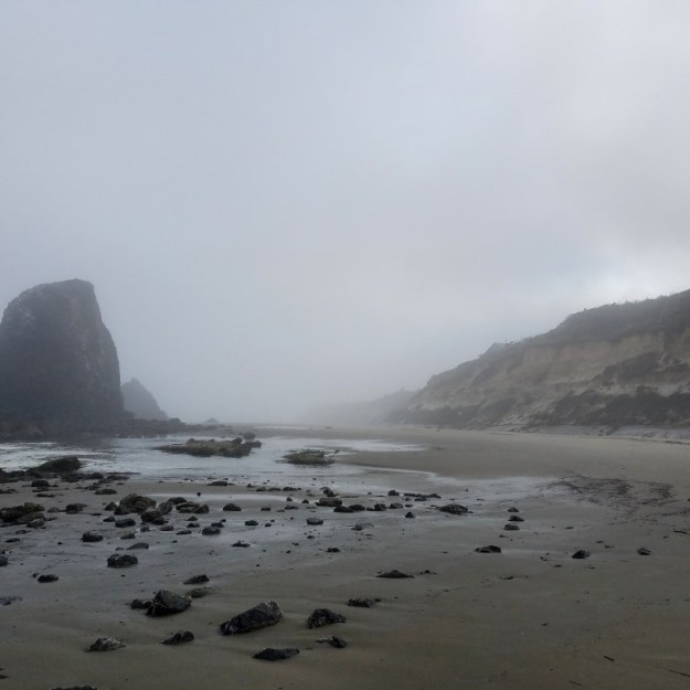 Foggy morning at Ona Beach