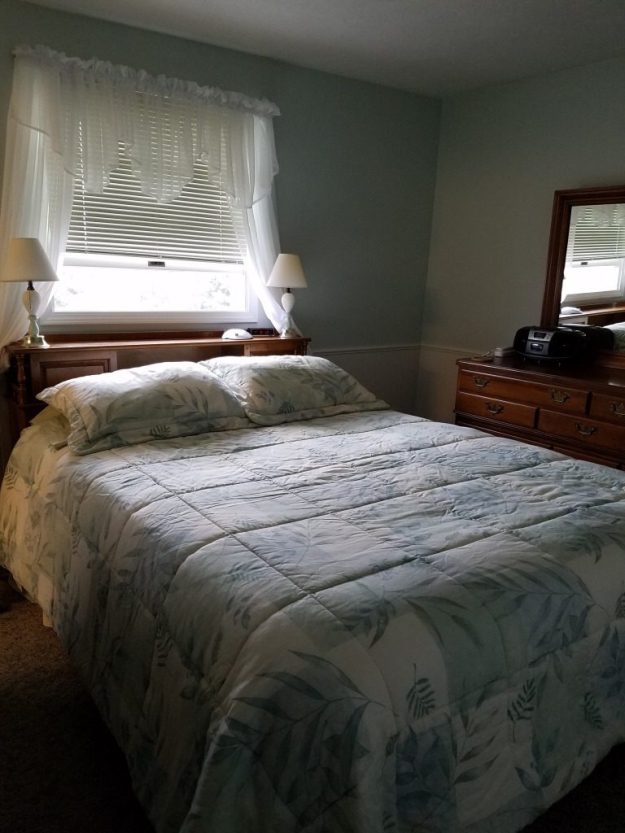 Our bedroom at the beach house, one of the most peaceful places